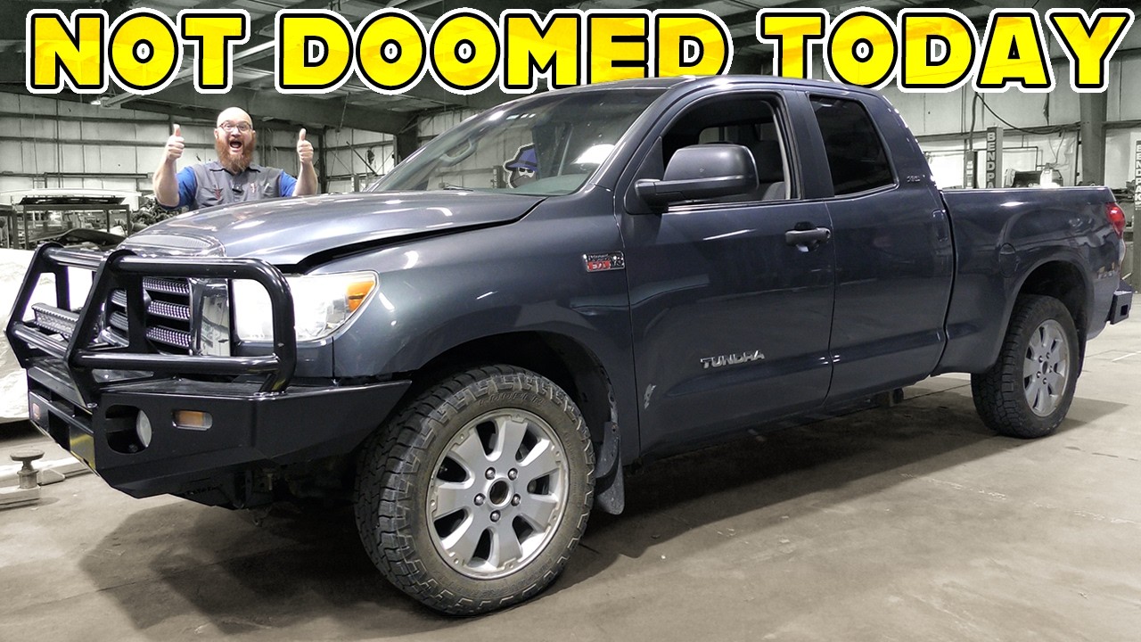 YouTube post by @CarWizard for BendPak. Caption reads: Tundra Transmission Failure? The Unexpected....