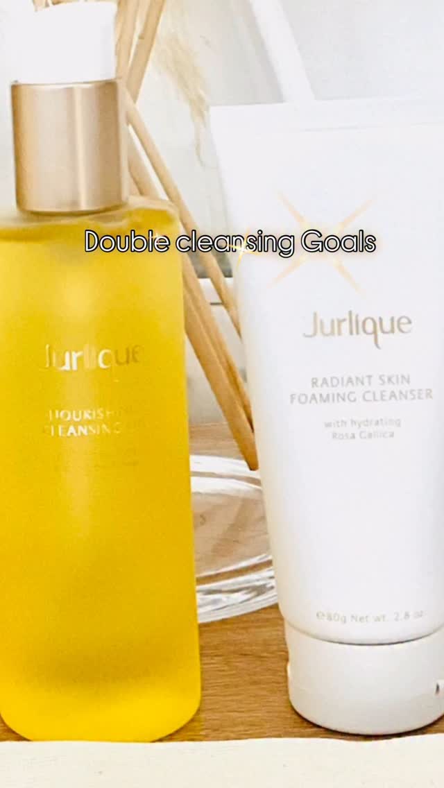 Instagram post by @jo_h31 for Jurlique. Caption reads: ✨Good things come to those who double cleanse....