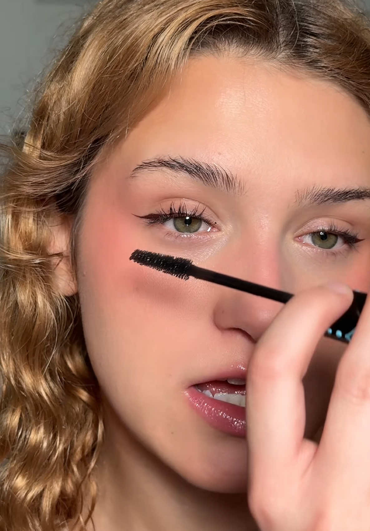 TikTok post by @laura88lee for Essence Cosmetics. Caption reads: let’s get @Megatron ready for work. @rhode skin....