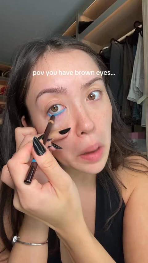 Instagram post by @janellezharmenova for Kiehl's Since 1851. Caption reads: ad my favourite burgundy eye look especially for....