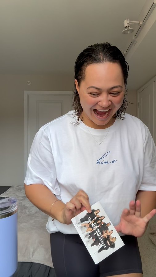 Instagram post by @tori_ratima for Hine Collection. Caption reads: [...] for that website again, period!....