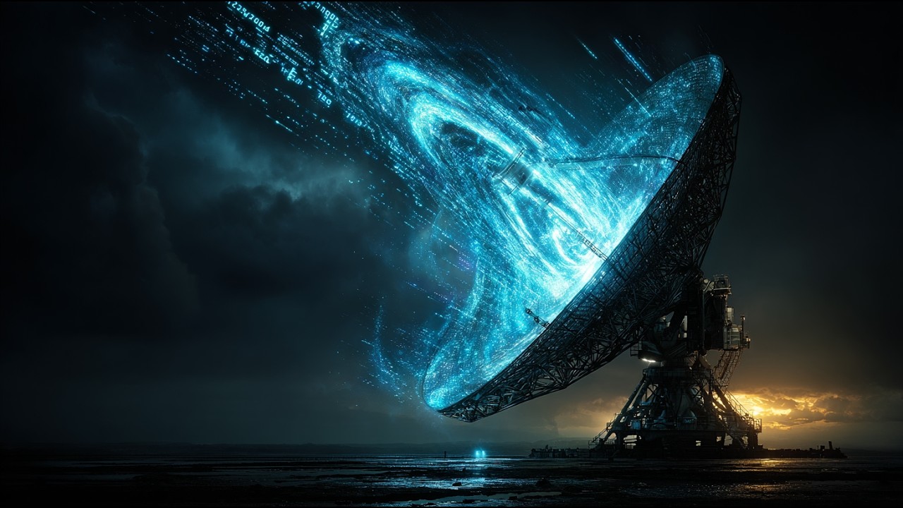 YouTube post by @BaladeMentale for Fnac. Caption reads: Strange radio signals from space.