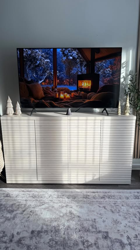 Instagram post by @khrystynapolek for Sicotas. Caption reads: SICOTAS FUXI Buffet Cabinet - more than [...].