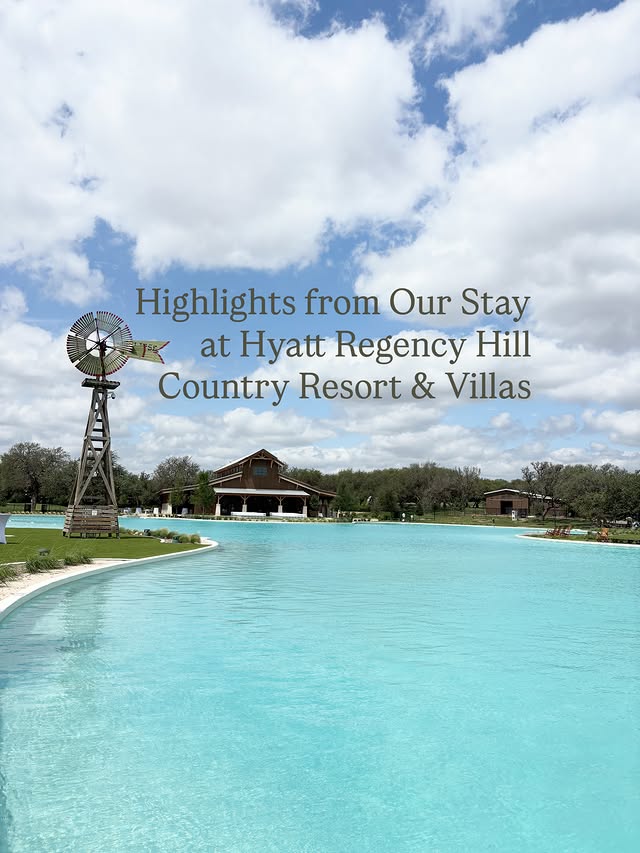 Instagram post by @texasmamamusts for Hyatt Regency. Caption reads: There have been some incredible updates to....