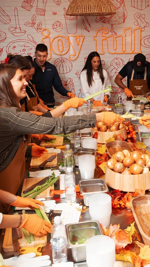 Instagram post by @ilanhall for Chobani. Caption reads: Preparing food for others is an act of love, but....