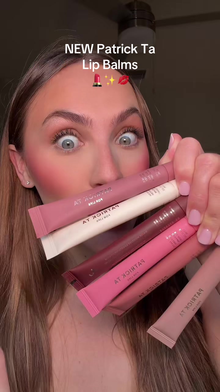 TikTok post by @daniellamagee for Patrick Ta. Caption reads: [...] Mine is cookie butter ✨💄 @Patrick Ta Beauty....