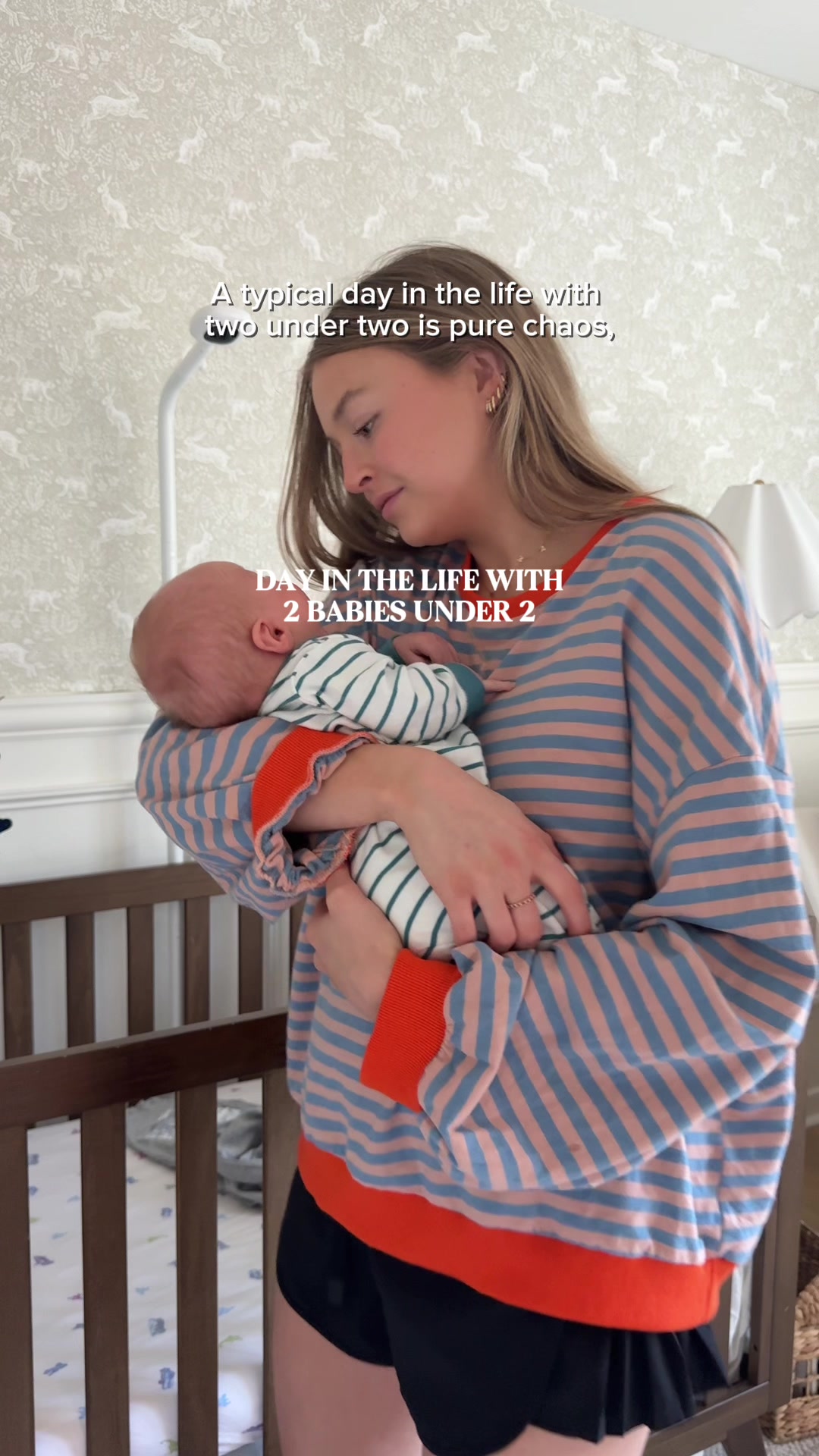 TikTok post by @mariah.barents for DYPER. Caption reads: [...] just say... the chaos is very real — but....