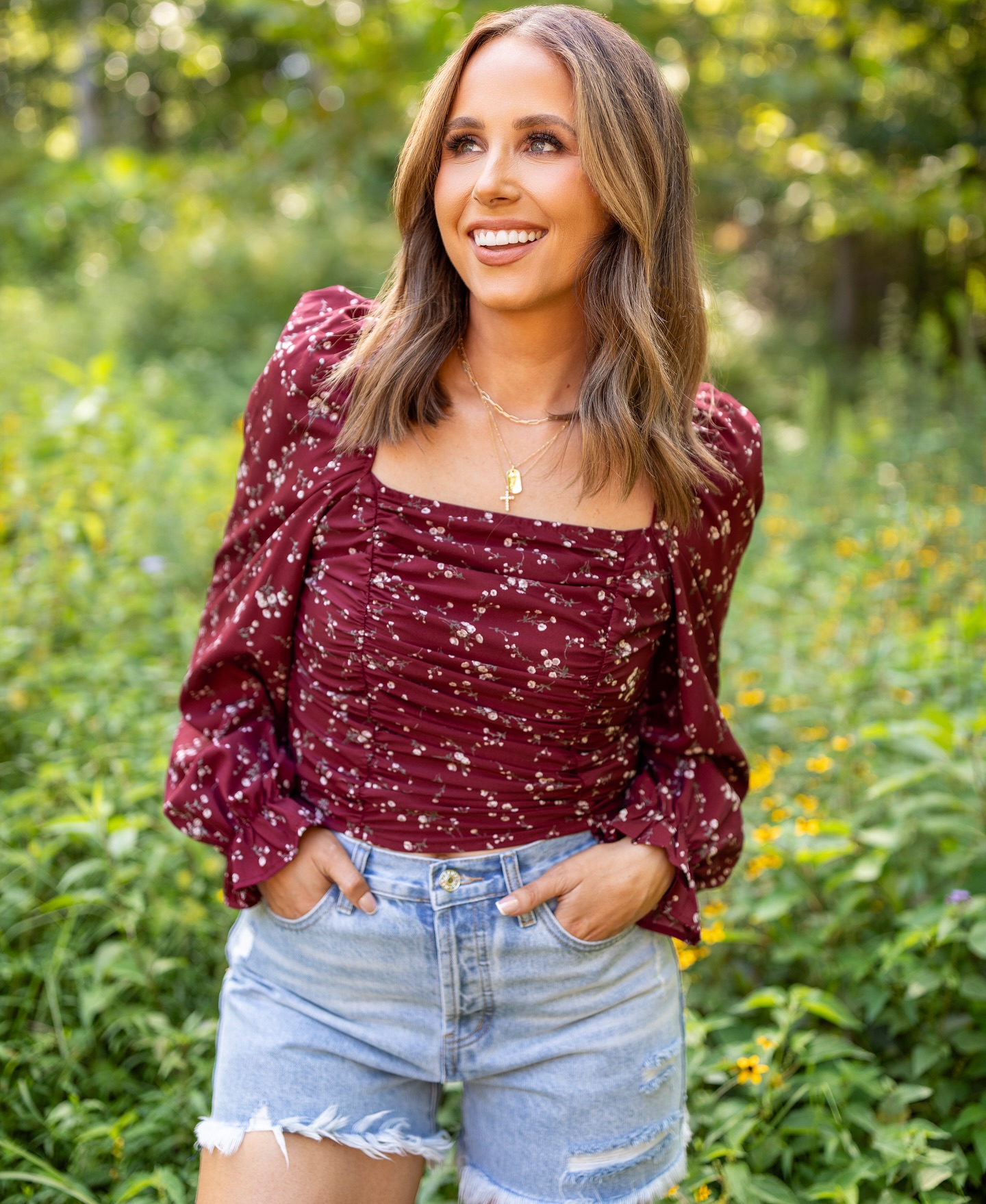 Instagram post by @emily.fauver for Pink Lily. Caption reads: It’s here!! Comment SHOP and I’ll send you the....