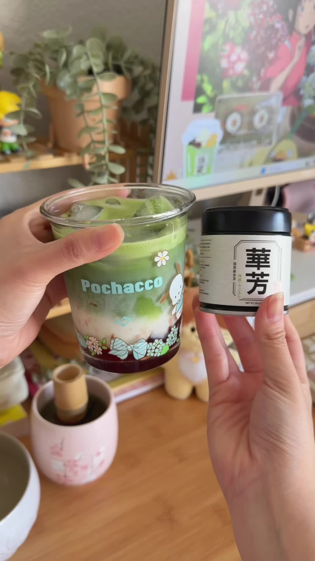 TikTok post by @chie_diary for Chazoku. Caption reads: [...] ever 💚 it’s so smooth and creamy! @Chazoku....