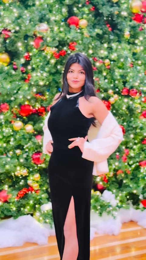 Instagram post by @shilpi.shona for Nordstrom Rack. Caption reads: Dressed up like the holidays are waiting for me....