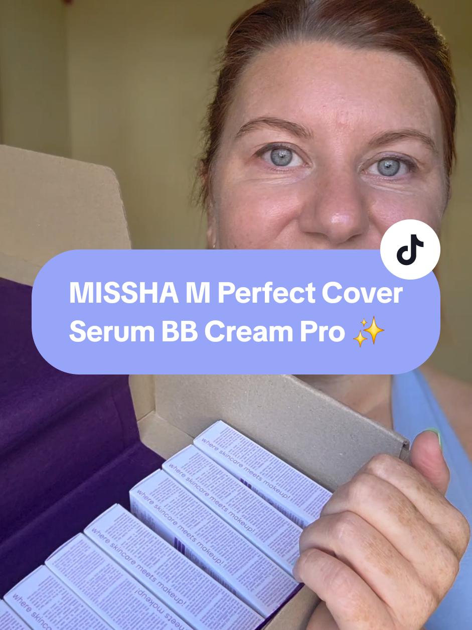 TikTok post by @kiradoesmakeup_ for Missha. Caption reads: Meet my new everyday base: the MISSHA M Perfect....