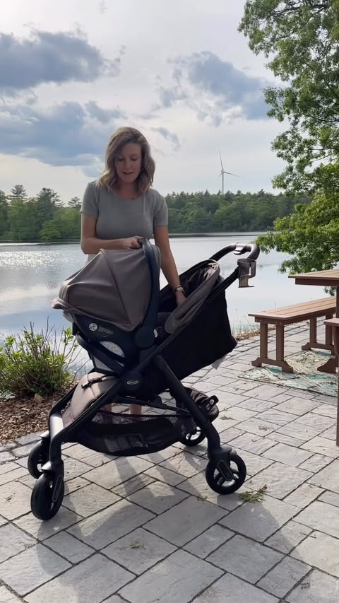 Instagram post by @adultingwithtaylor for Graco. Caption reads: #AD #graco_partner things making my life easier....