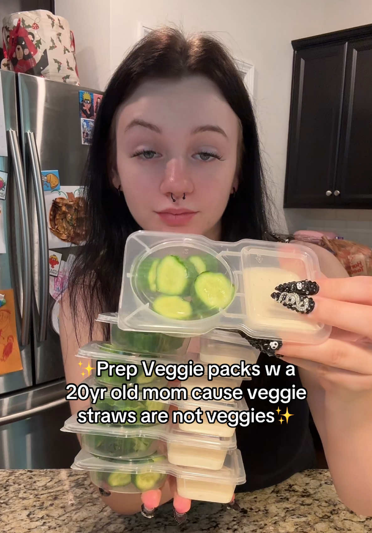 TikTok post by @_mariclaremaclamroc_ for Join Amble. Caption reads: ✨ Gotta get my veggies in before my GLP-1 shot....