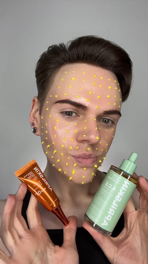 Instagram post by @joshwastjames for APRILSKIN. Caption reads: This is the ultimate duo from APRILSKIN for....