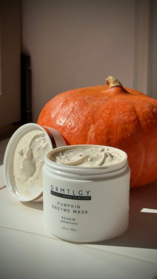 Instagram post by @kalaur.maryna for DRMTLGY. Caption reads: A cozy self-care moment with my favorite @drmtlgy....