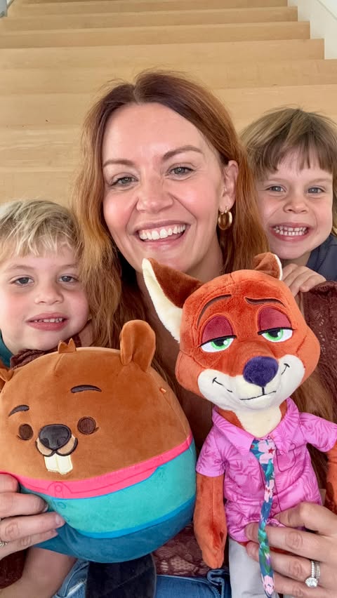 Instagram post by @thegetupmama for Jazwares. Caption reads: Nick and Judy are BACK!!🦊🐰 In honor of....