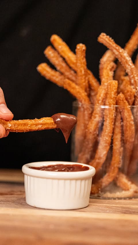 Instagram post by @bengingi for Organic Valley. Caption reads: Some of you like your churros thick, I like mine....