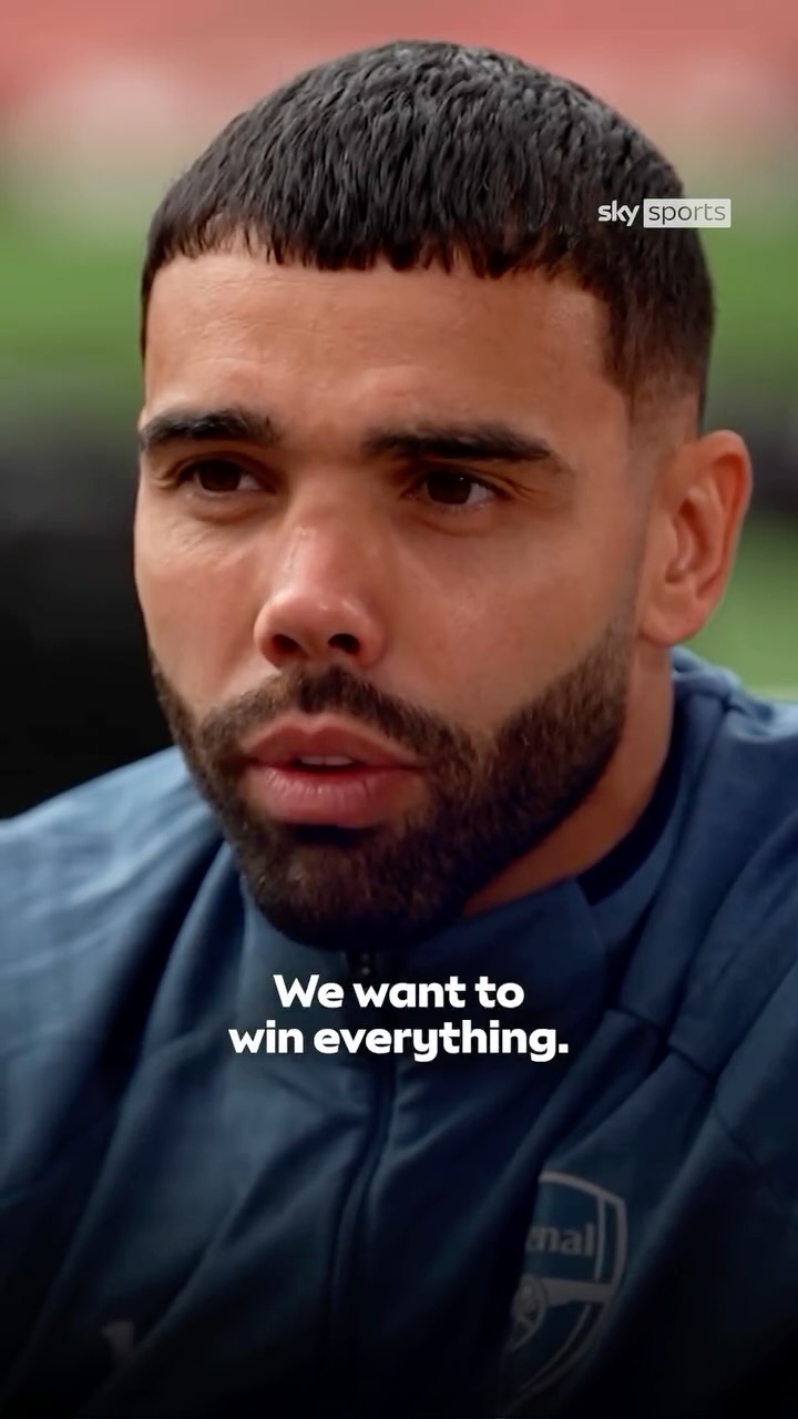 Instagram post by @alfieeallen for Sky TV. Caption reads: “Bring it home, mate!” David Raya speaks to Alfie....