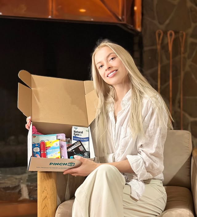 Instagram post by @volha_creative for TruLabs. Caption reads: Thank you for the gift @trulabs ! The skincare....