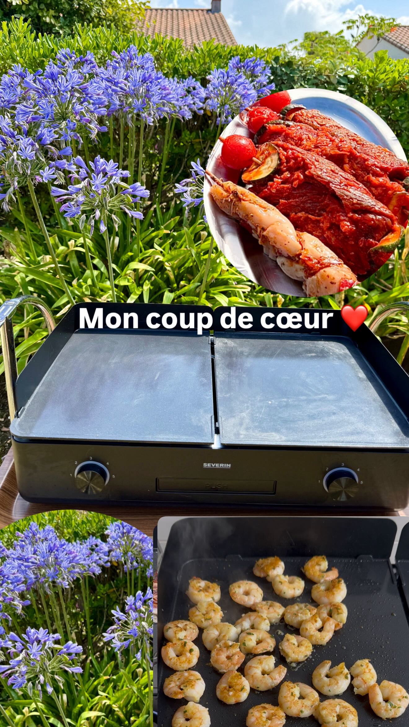 Instagram post by @lanonobreizhusa for FeedGood. Caption reads: 🔥 Gros coup de cœur pour ma nouvelle plancha....