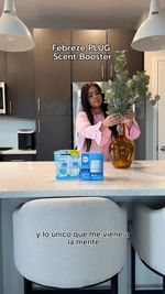 Instagram post by @dailynchannel for Febreze. Caption reads: Mi temporada favorita con #Febreze_Partner Pide el....