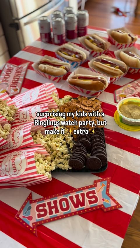 Instagram post by @helloquadruplets for Ringling. Caption reads: [...] special. Surprised the kids with a Ringling....