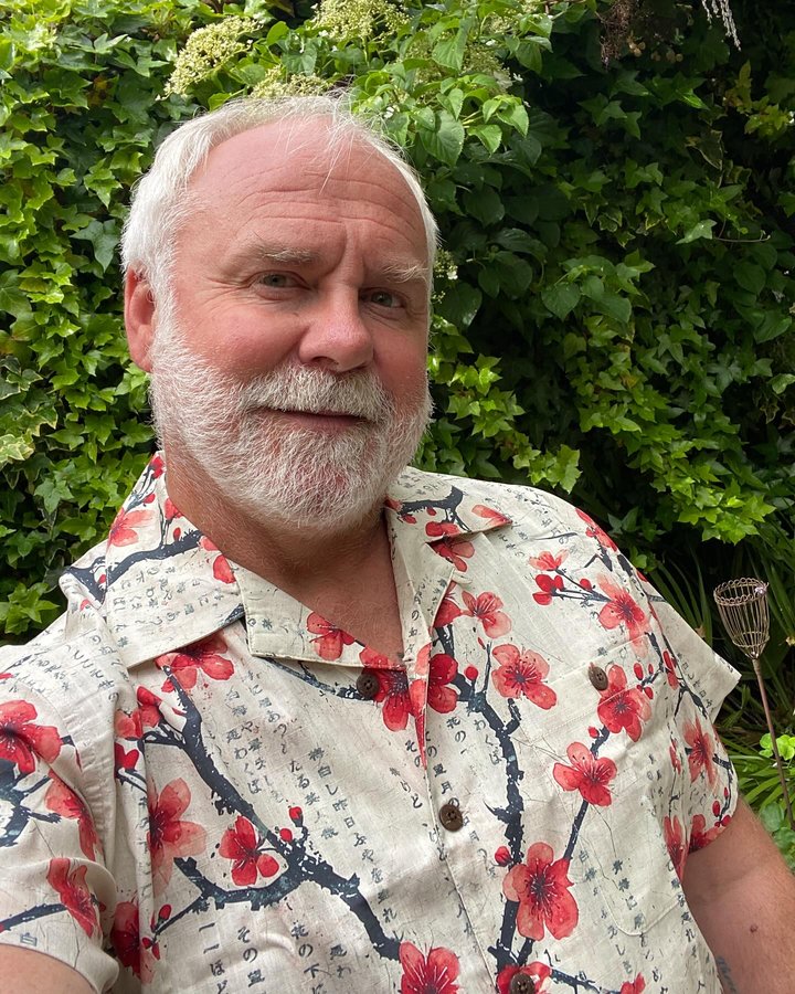 Instagram post by @richardgodfrayhoare for Yiume. Caption reads: Poetic Plum Blossoms by Yiume 👚 Get 10% OFF on....