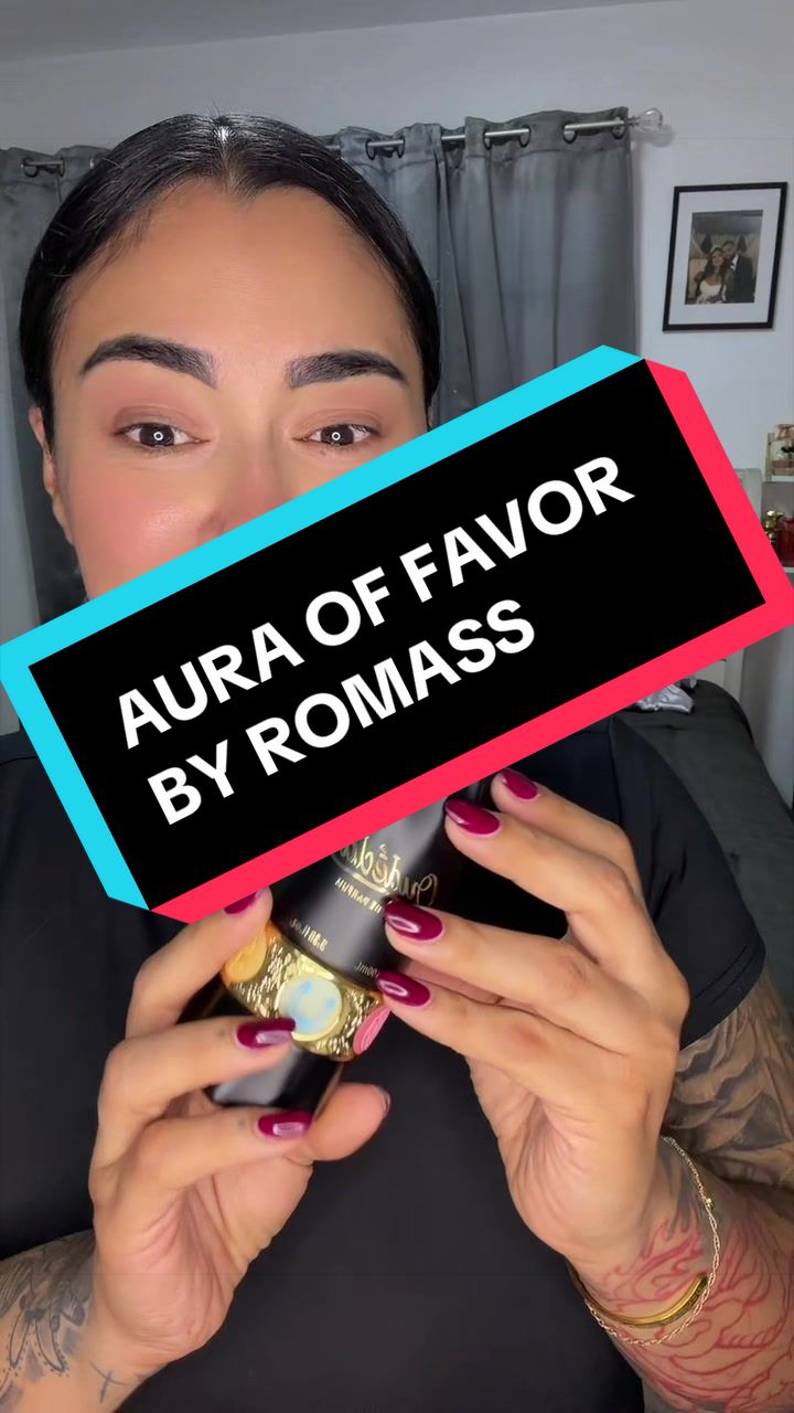 TikTok post by @mrs.kayyyyyy for Romass. Caption reads: @ROMASS US never missed with their fragrances....