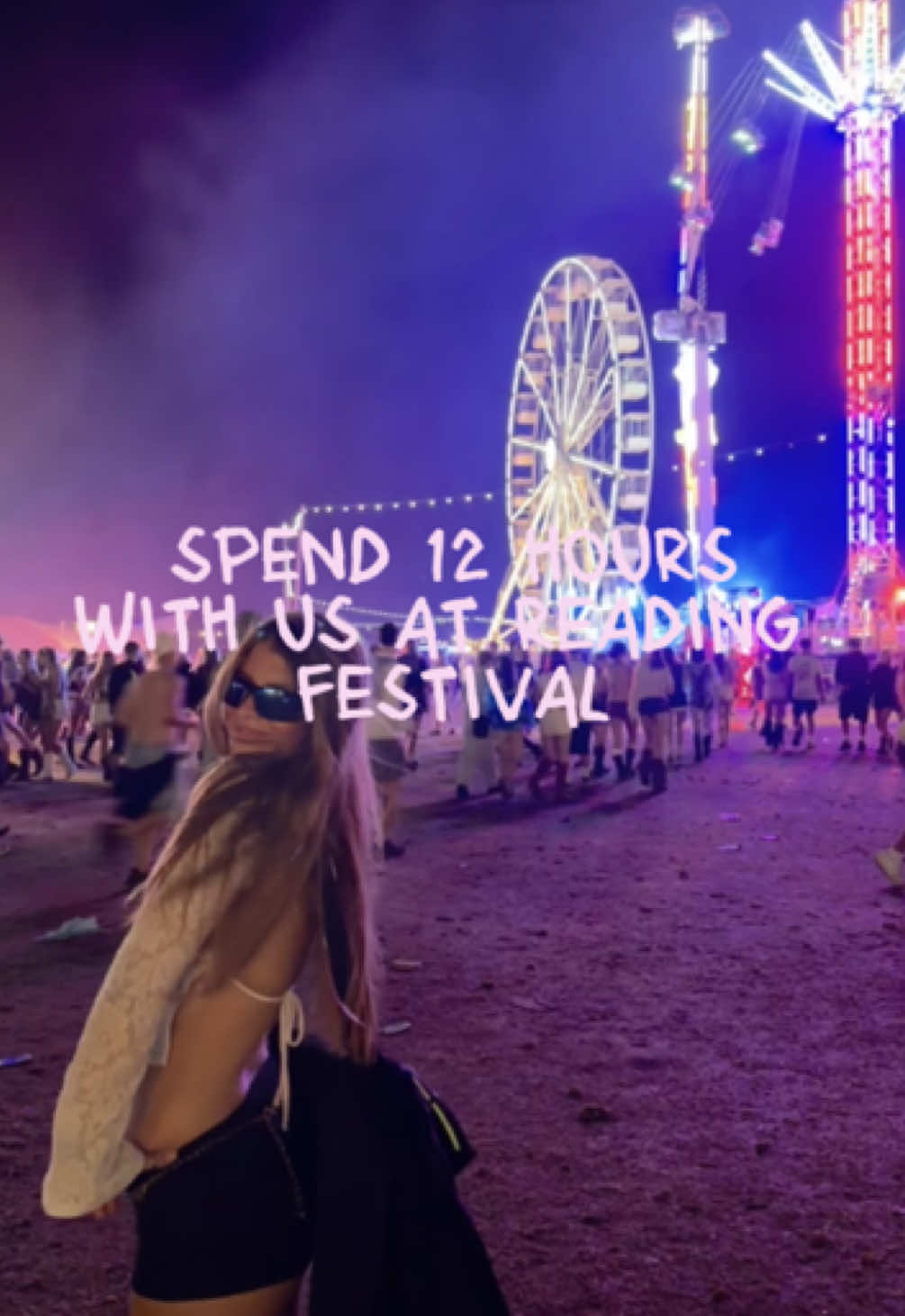 TikTok post by @laurenwriightt for Grace and Stella Russia. Caption reads: AD | after dancing all night, my number 1 festival....
