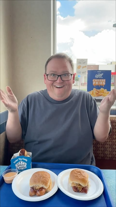 Instagram post by @b_randonbaker for White Castle. Caption reads: @whitecastle has done it again! #ad Only this....