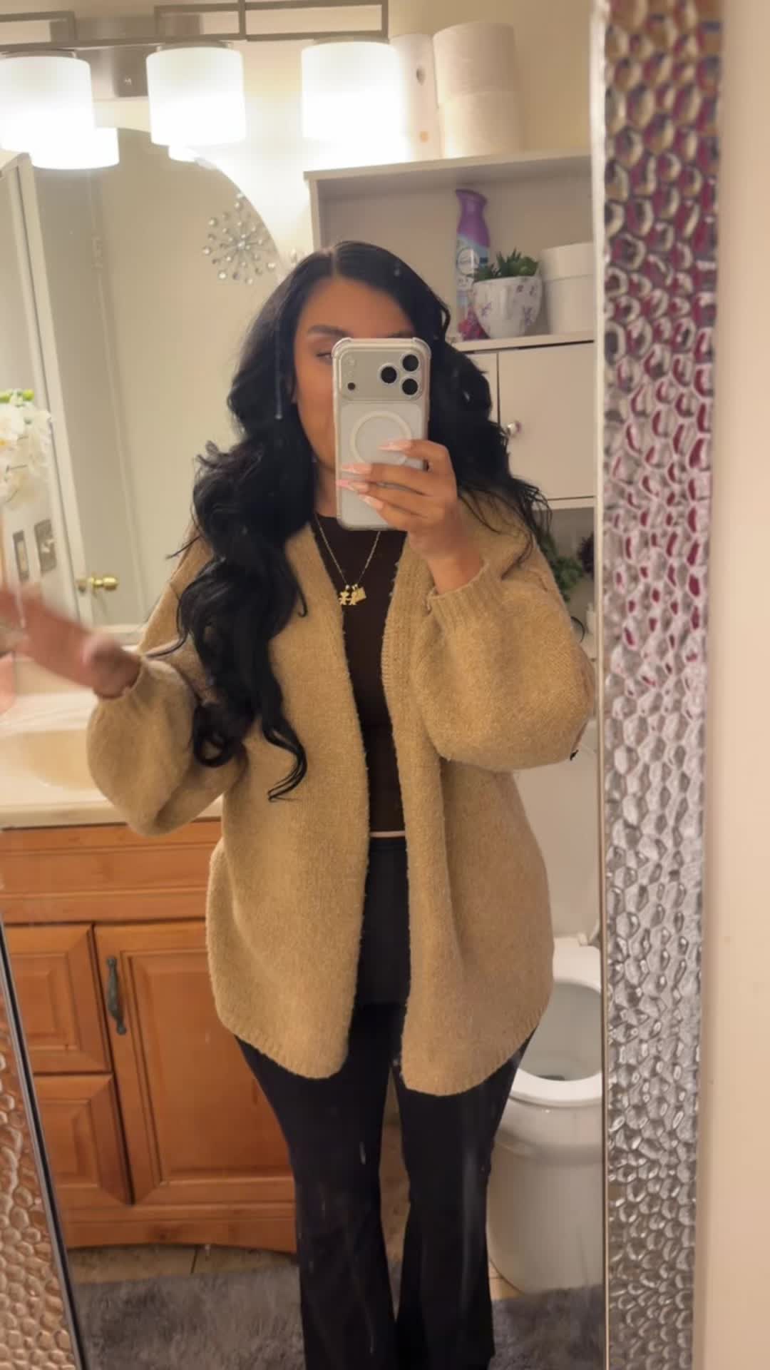 TikTok post by @prettygirlglaze for PrettyGarden. Caption reads: Another day in my moms house taking videos for....