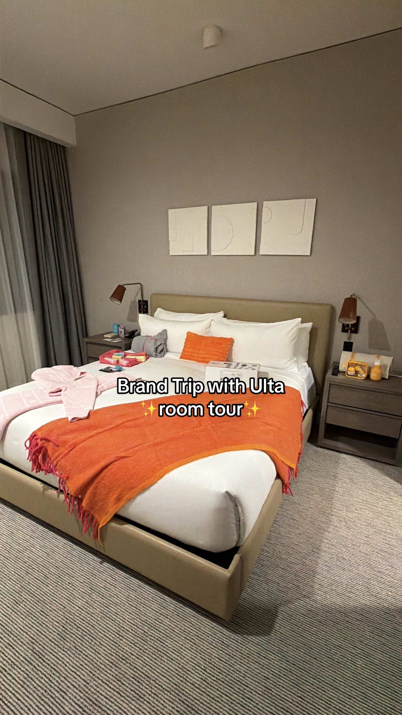 TikTok post by @kileekearns for OLEHENRIKSEN. Caption reads: Replying to @SuzyQ0712 ahhh we’re on a brand trip....