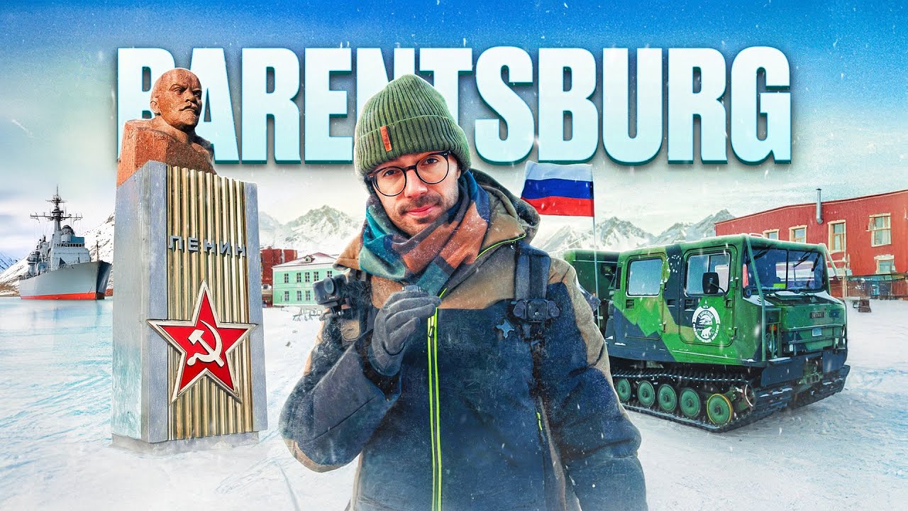 YouTube post by @NovaLectio for The Guardian. Caption reads: La città RUSSA in NORD EUROPA dove tutto è rimasto....