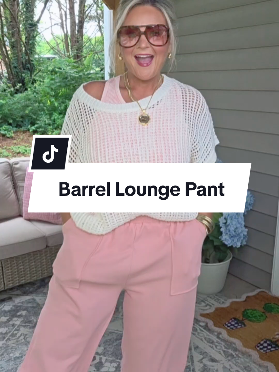 TikTok post by an influencer for TanmingFashion. Caption reads: @TanmingFashion baby barrel wide leg pants [...].