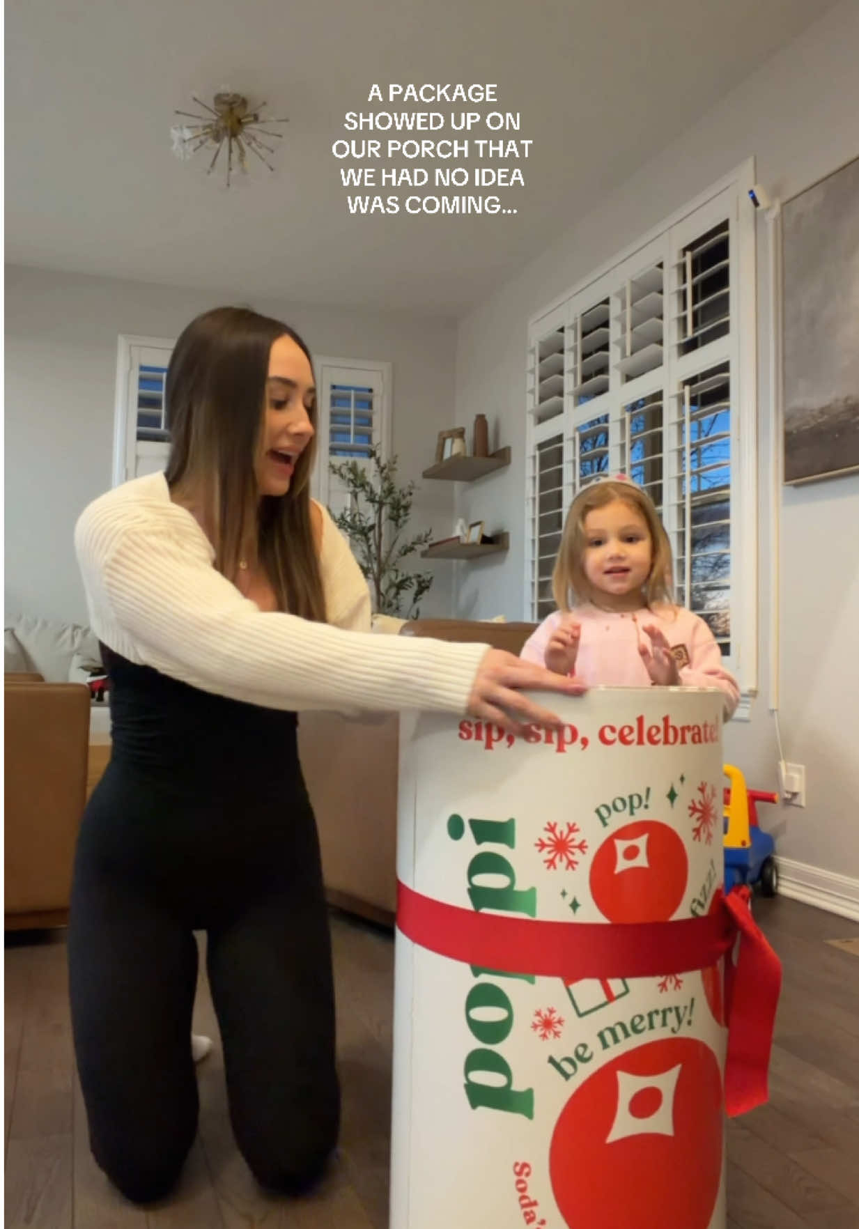 TikTok post by @omgitschloeb for Poppi. Caption reads: literally……. OMG???? the amount of gasps that were....