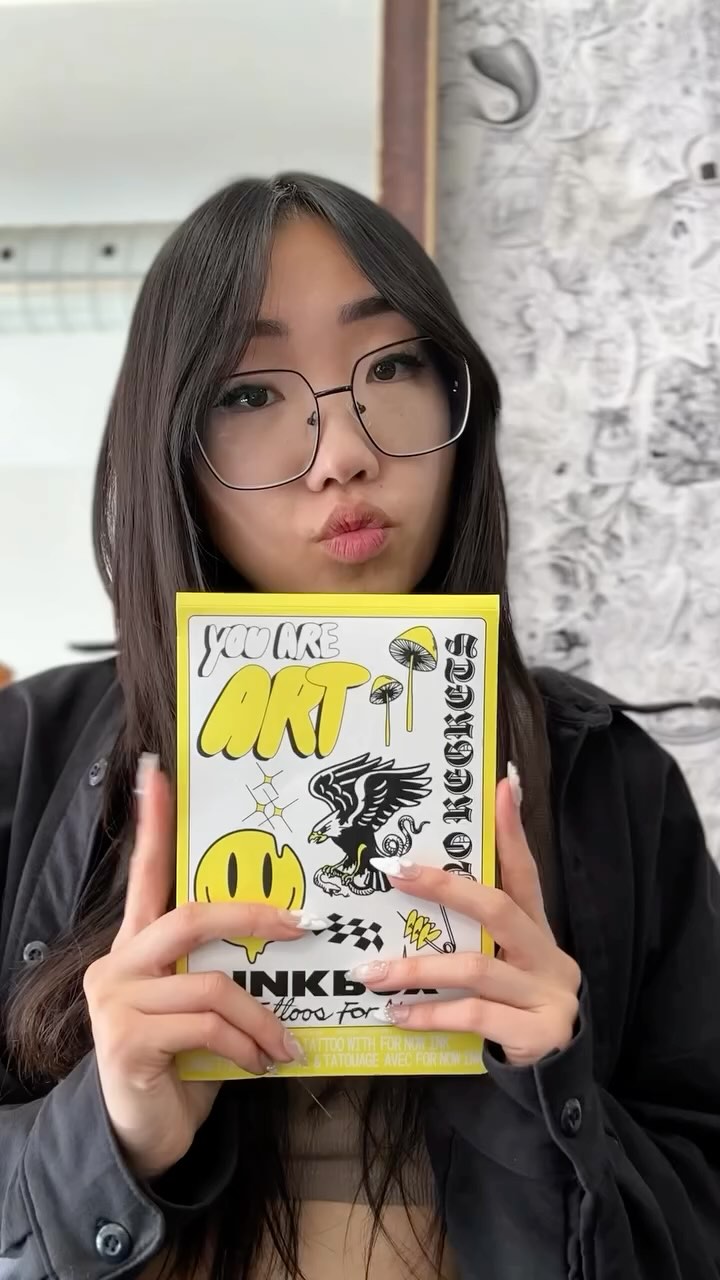 Instagram post by @inkbyyuen for Inkbox. Caption reads: You can find this design and many more on @inkbox....