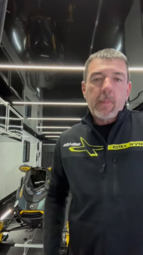 Instagram post by @daddydave_og for Ski-Doo. Caption reads: [...] that follow me, know we partnered with....