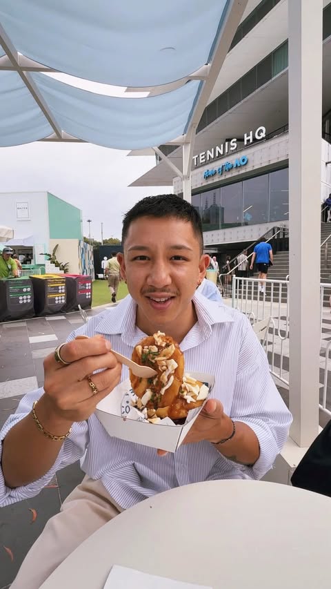 Instagram post by @brendan_pang for Mastercard. Caption reads: [...] is how I eat my way through it with....