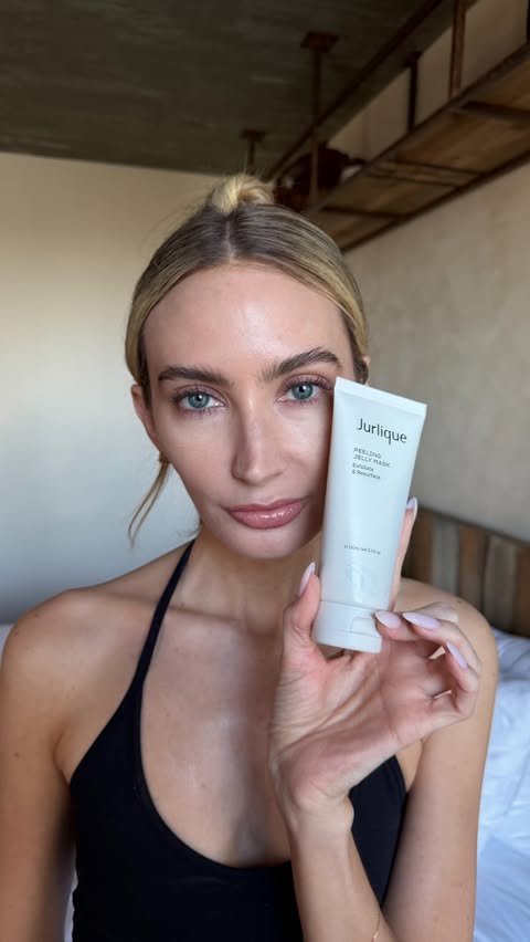 Instagram post by @taytayjean for Jurlique. Caption reads: Used @jurlique’s new Peeling Jelly Mask before a....
