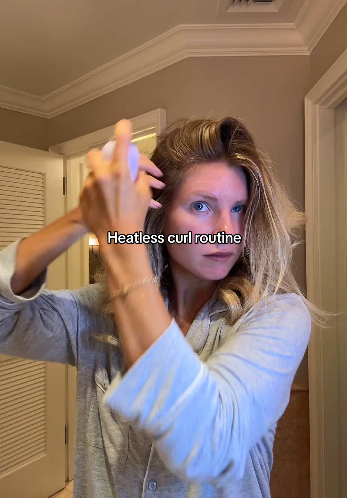 TikTok post by @acquiredstyle for Maria Nila. Caption reads: The @Maria Nila mini styling heroes are always in....