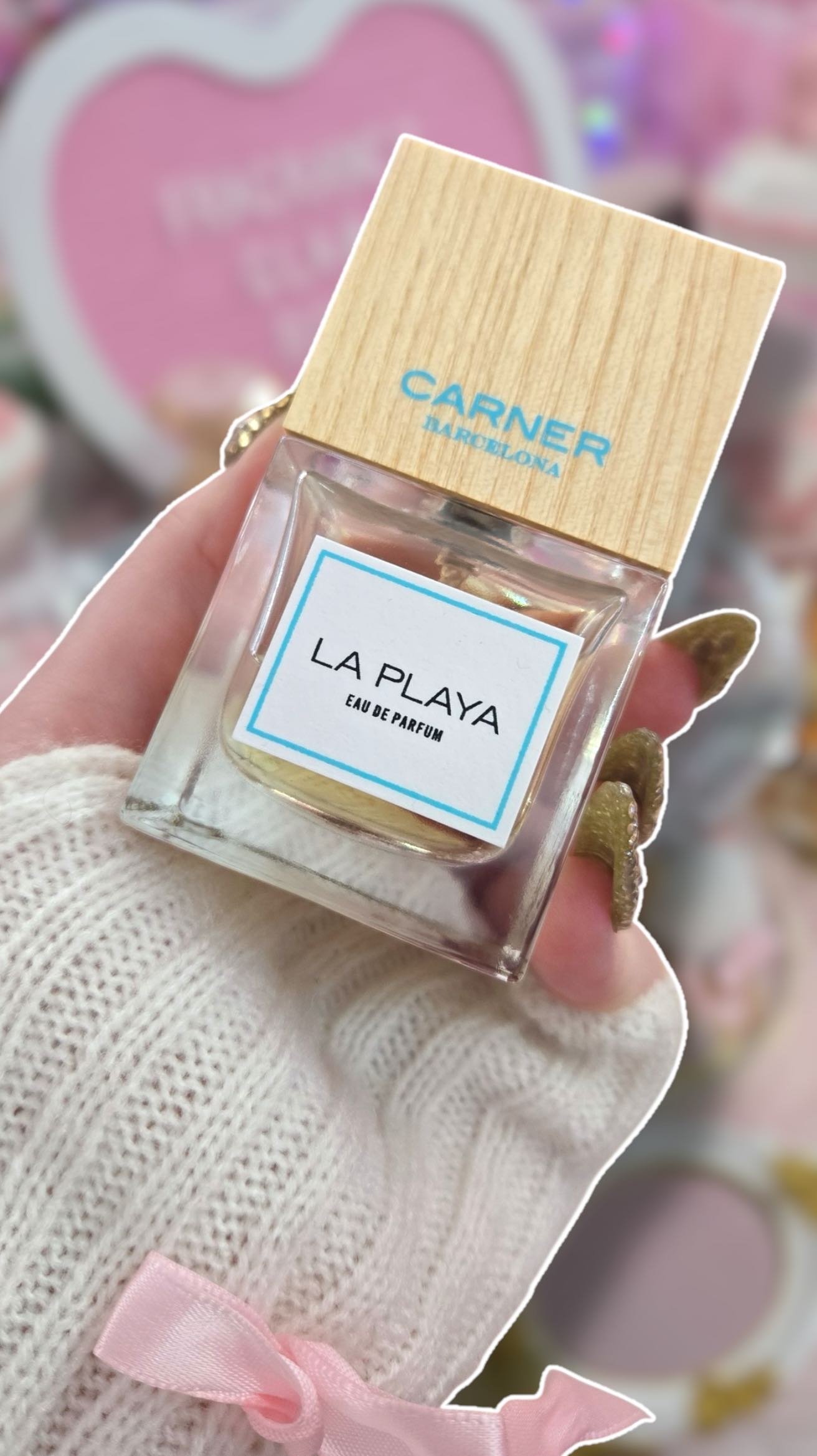 Instagram post by @glamfragranceaddict for Carner Barcelona. Caption reads: [...] SOLD OUT SUMMER FRAGRANCES from....