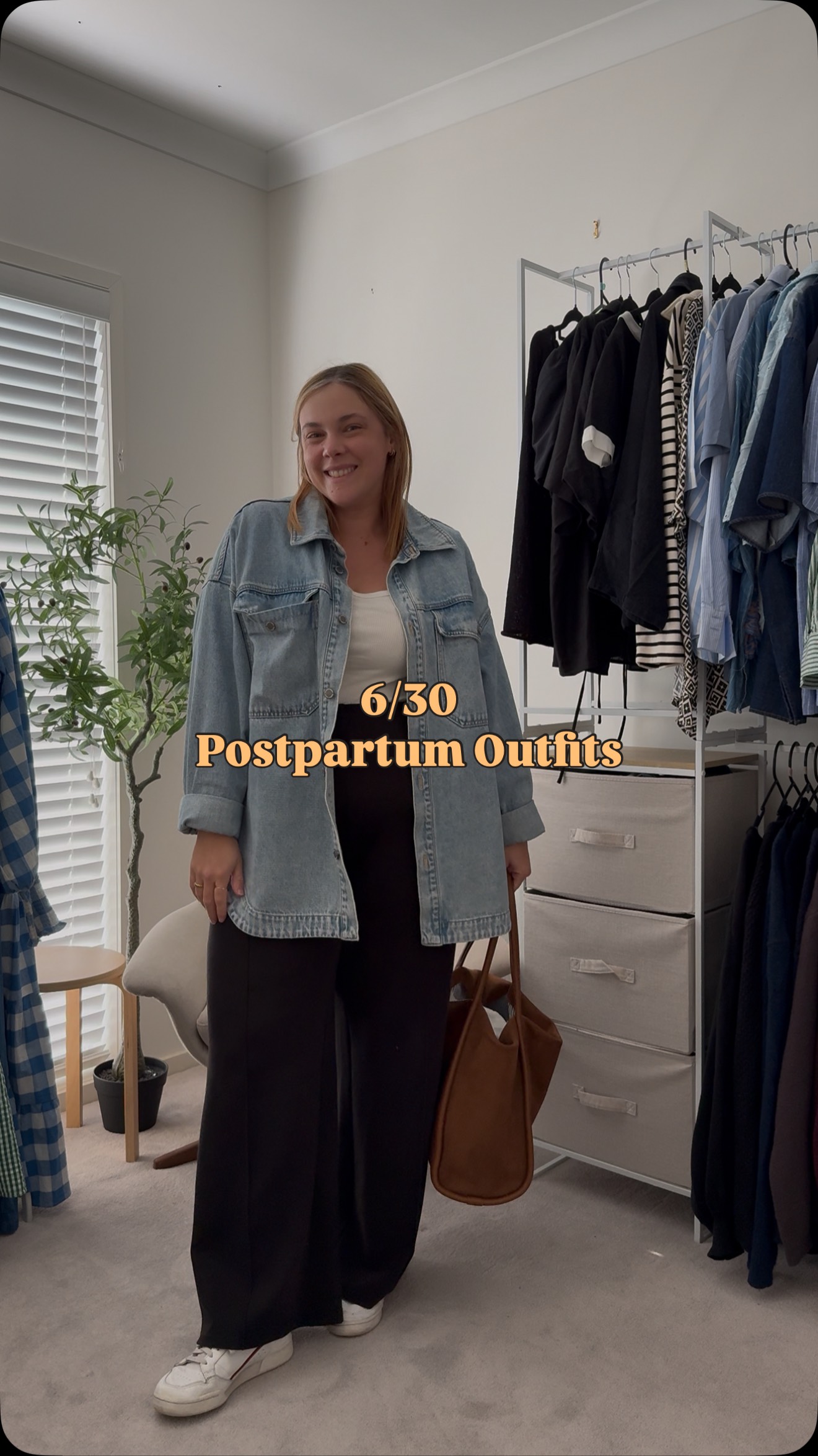 Instagram post by @itsrachelwaddell for Feather + Noise. Caption reads: Hi, I’m Rachel and I post outfits to instagram....