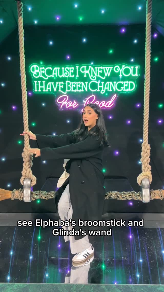 Instagram post by @unzela_ for Westfield London. Caption reads: The Wicked For Good Experience @westfieldlondon....