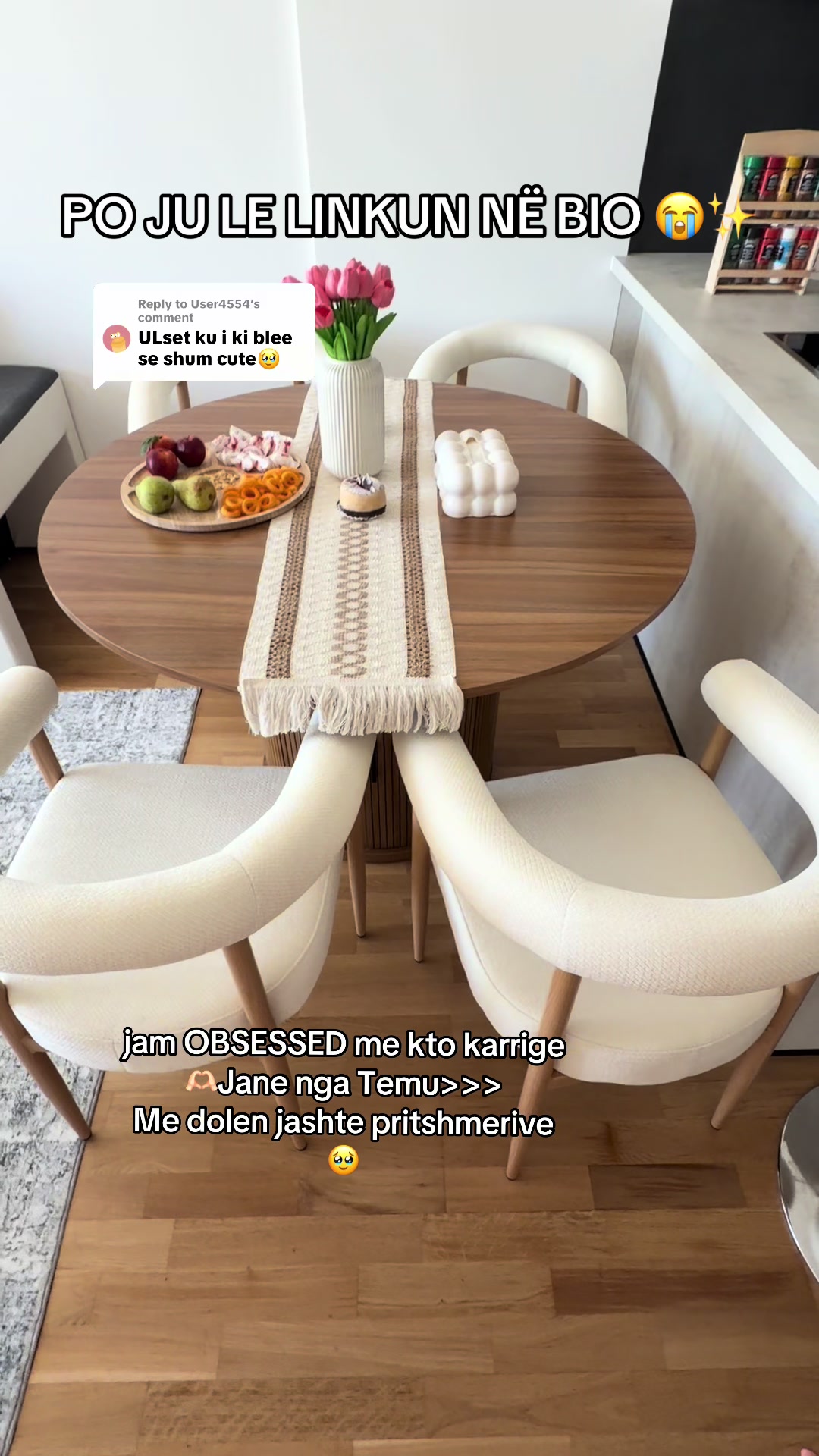 TikTok post by @jxhulia for hetalsartkhan. Caption reads: Replying to @User4554 meqë shumë prej jush më....