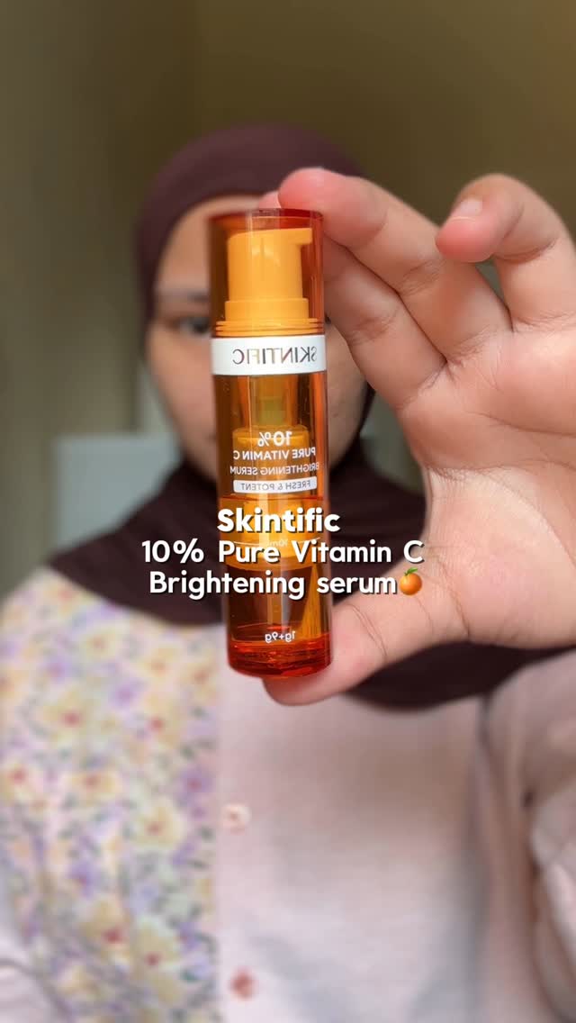 Instagram post by @sonaana_ for Skintific. Caption reads: [...] jadi beneran fresh! cuma skintific yang....