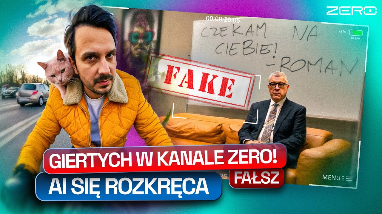 YouTube post by @KanalZeroPL for STS. Caption reads: TIKTOK ON STEROIDS. WILL SORA 2.0 FROM OPENAI....