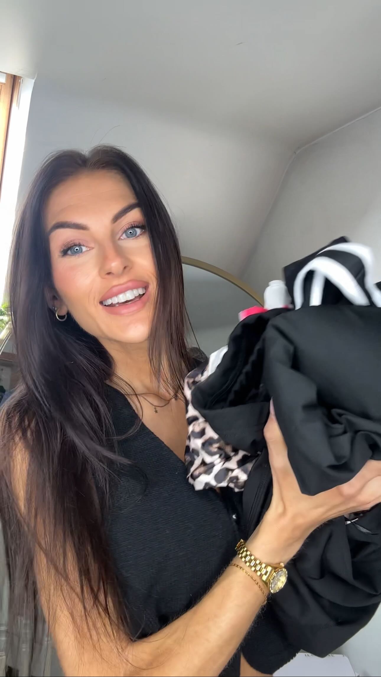 Instagram post by @charclex for Femme Luxe. Caption reads: Femme Luxe try on haul - autumn edition! [...].