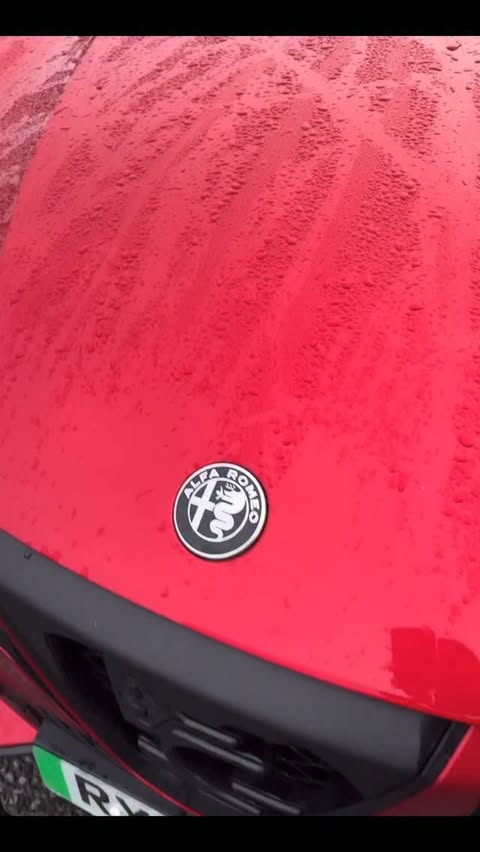 Instagram post by @charityshopgirlcsg for Alfa Romeo. Caption reads: [...] and my music 🎵 a true love story ❤️....