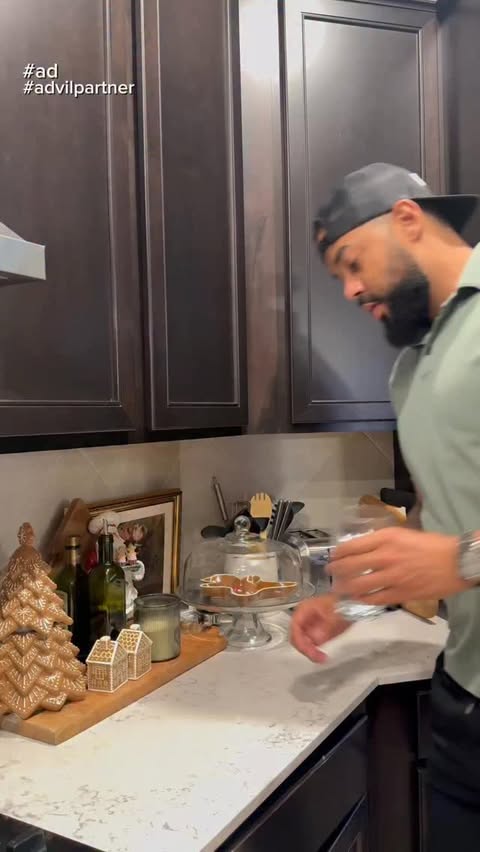 Instagram post by @thewilliamsondad for Advil. Caption reads: #advilpartner Between packing, traveling, and....