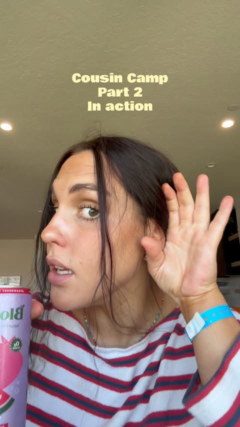 Instagram post by @lizahigginsss for Bloom Nutrition. Caption reads: Cousin camp is now in session!!!!! @bloomsupps....